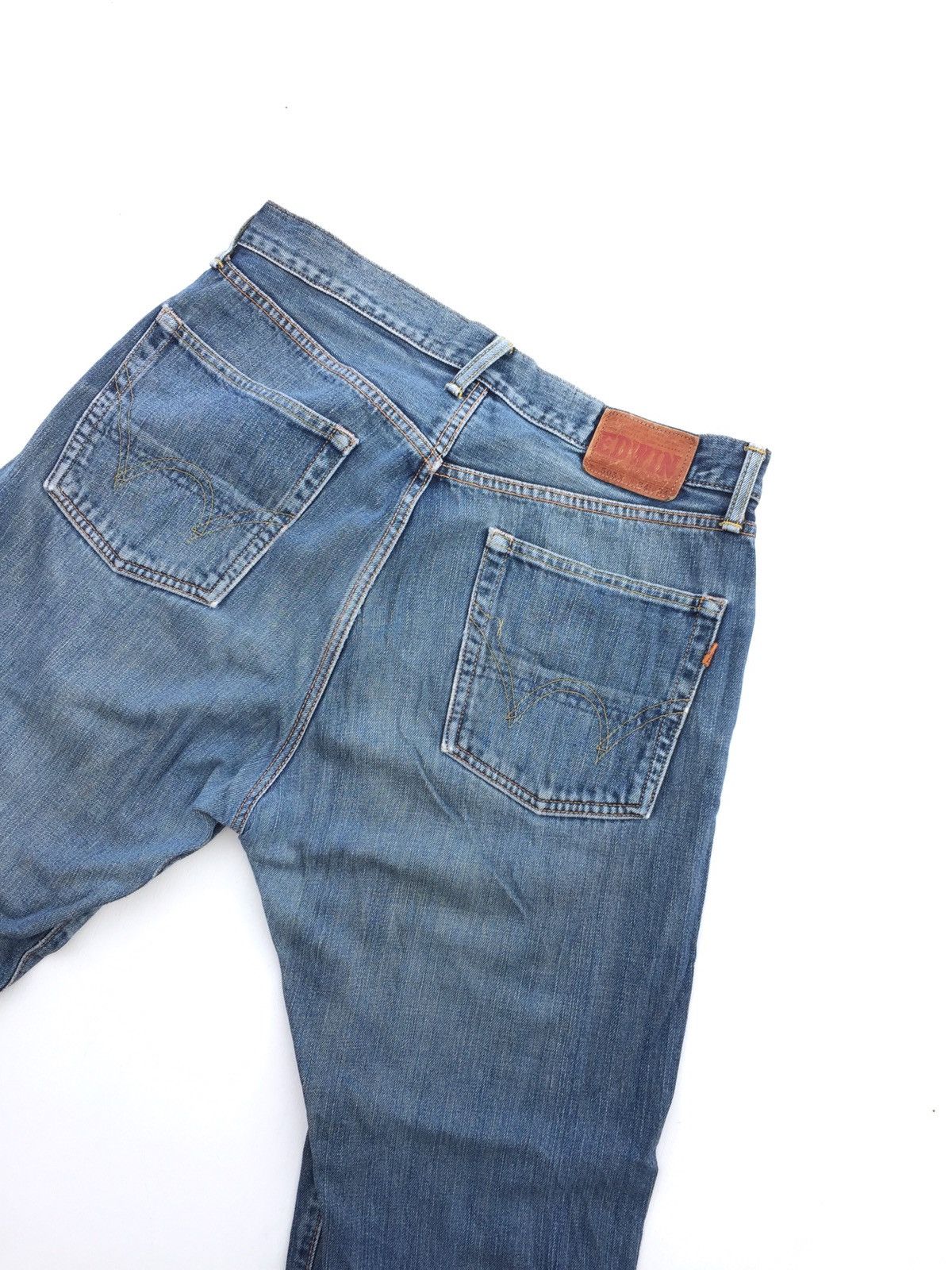Edwin × Japanese Brand Japan Edwin 505X Selvedge Washed Blue Grunge Size US 34 / EU 50 - 3 Thumbnail
