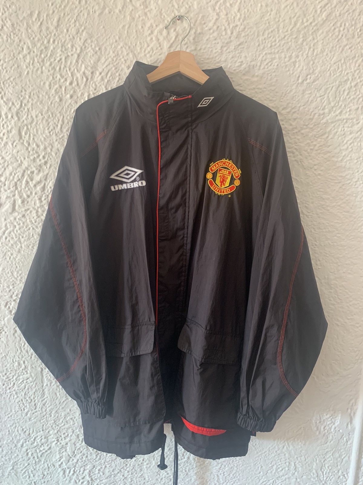 Umbro Manchester United Umbro 1990s Long Jacket Size US XL / EU 56 / 4 - 1 Thumbnail