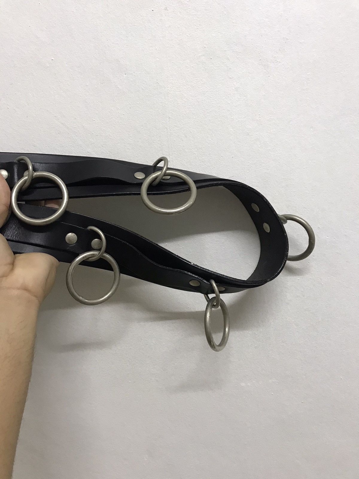 Seditionaries Rare❗️666 Bondage Ring Leather Belt Inspired Maison Margiela Size ONE SIZE - 8 Thumbnail