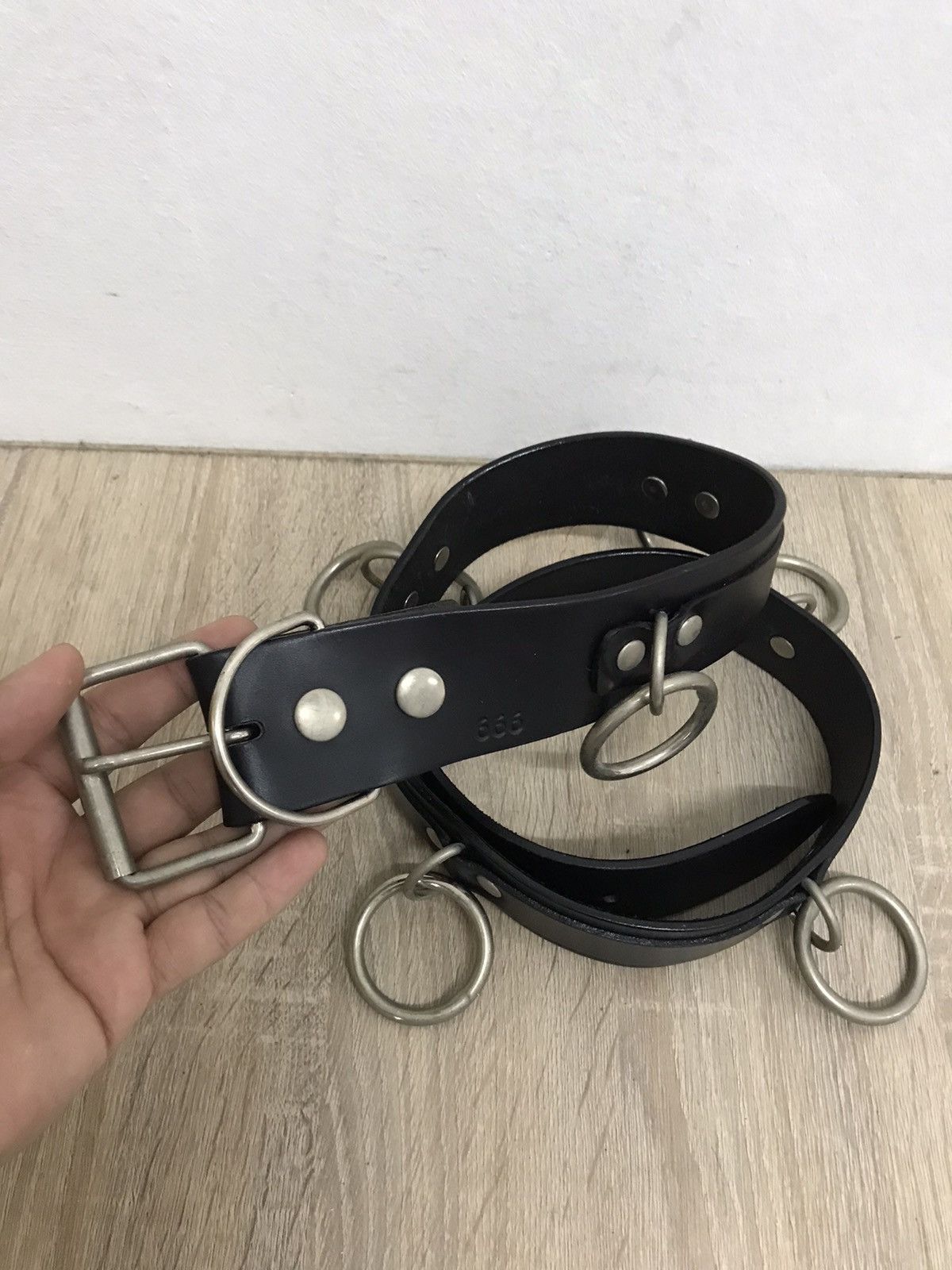 Seditionaries Rare❗️666 Bondage Ring Leather Belt Inspired Maison Margiela Size ONE SIZE - 2 Thumbnail