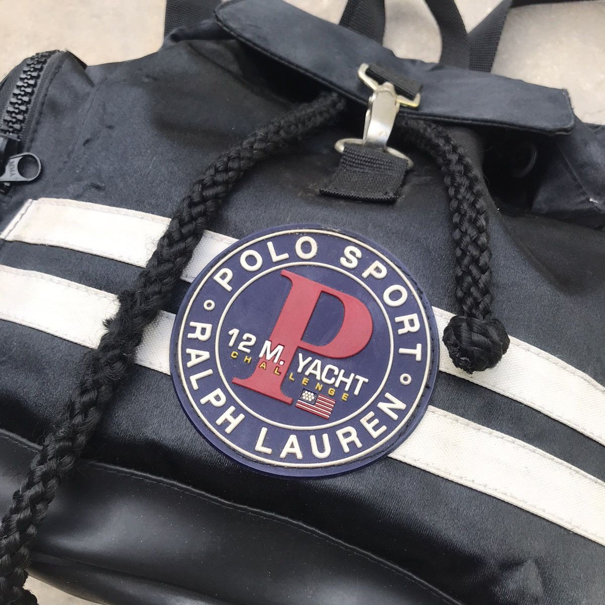 Polo Ralph Lauren × RRL Ralph Lauren × Ralph Lauren Vintage Polo Sport 12M Yacht Anchor Challenge Backpack Size ONE SIZE - 4 Thumbnail