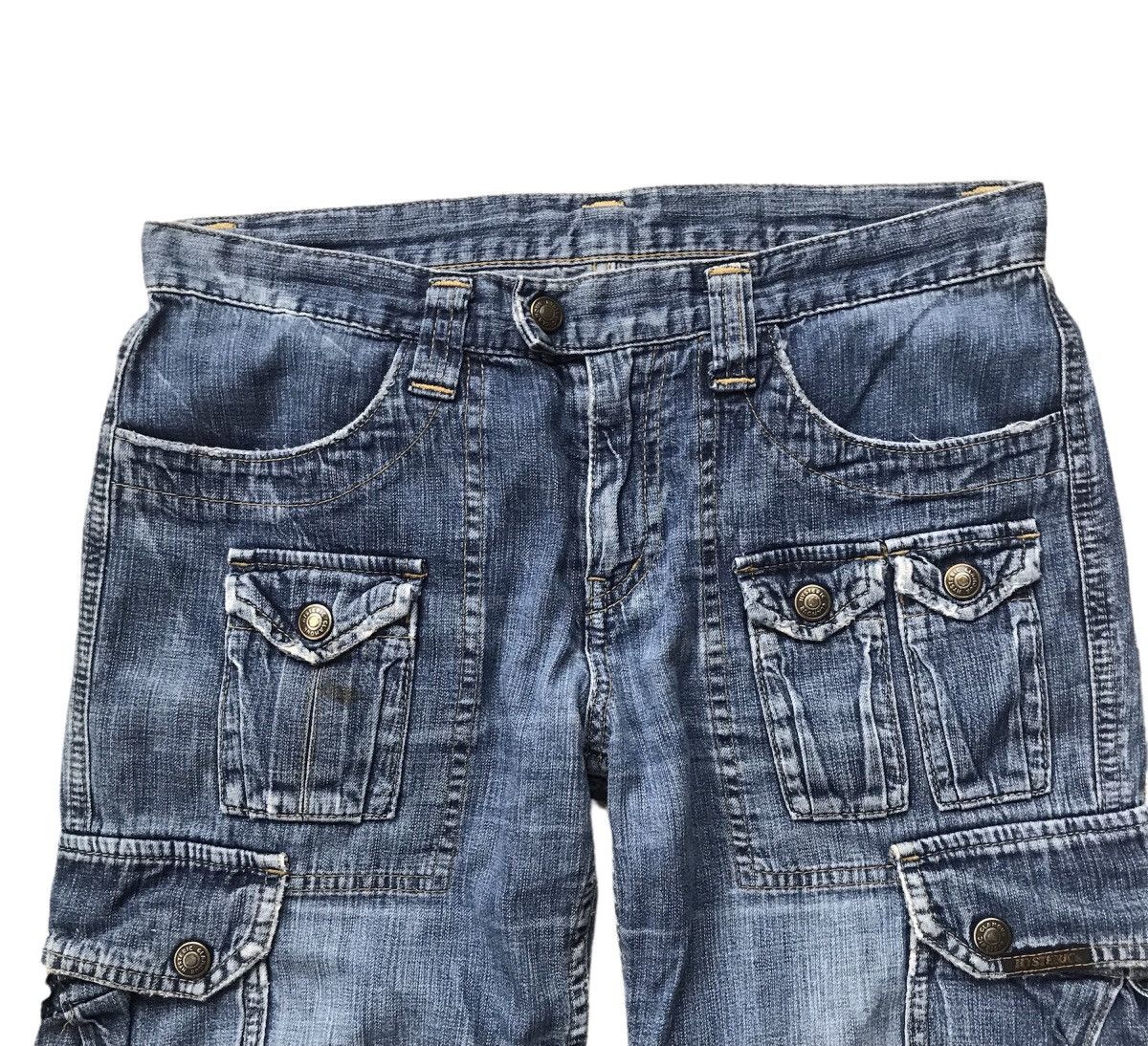 Hysteric Glamour Vintage 90’s Hysteric Glamour Multi Pocket Denim Cargo Jeans Size US 30 / EU 46 - 2 Thumbnail