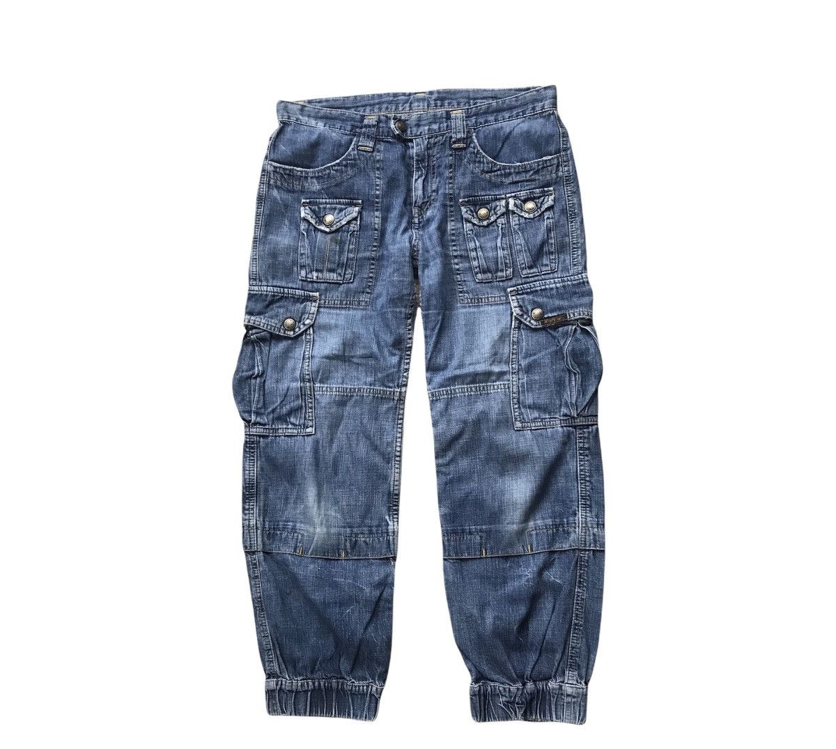 Hysteric Glamour Vintage 90’s Hysteric Glamour Multi Pocket Denim Cargo Jeans Size US 30 / EU 46 - 1 Thumbnail