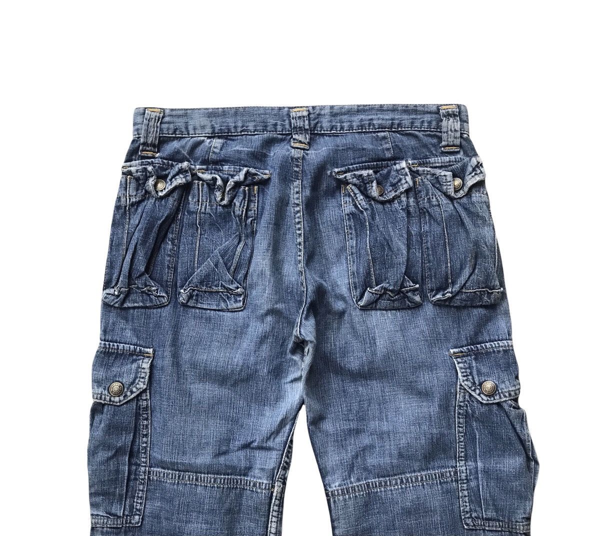 Hysteric Glamour Vintage 90’s Hysteric Glamour Multi Pocket Denim Cargo Jeans Size US 30 / EU 46 - 6 Thumbnail