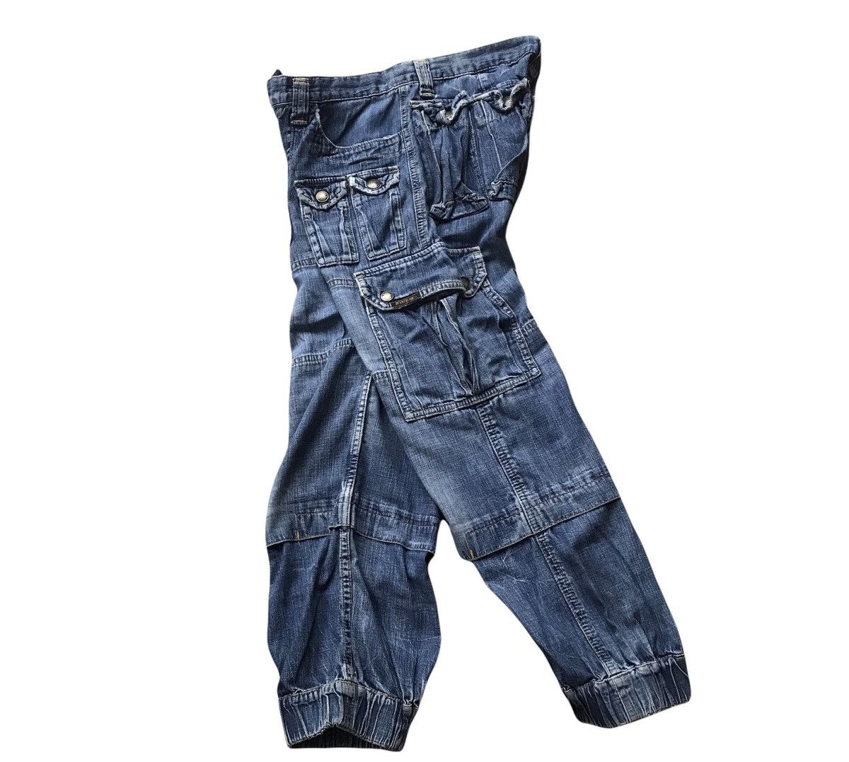 Hysteric Glamour Vintage 90’s Hysteric Glamour Multi Pocket Denim Cargo Jeans Size US 30 / EU 46 - 9 Thumbnail