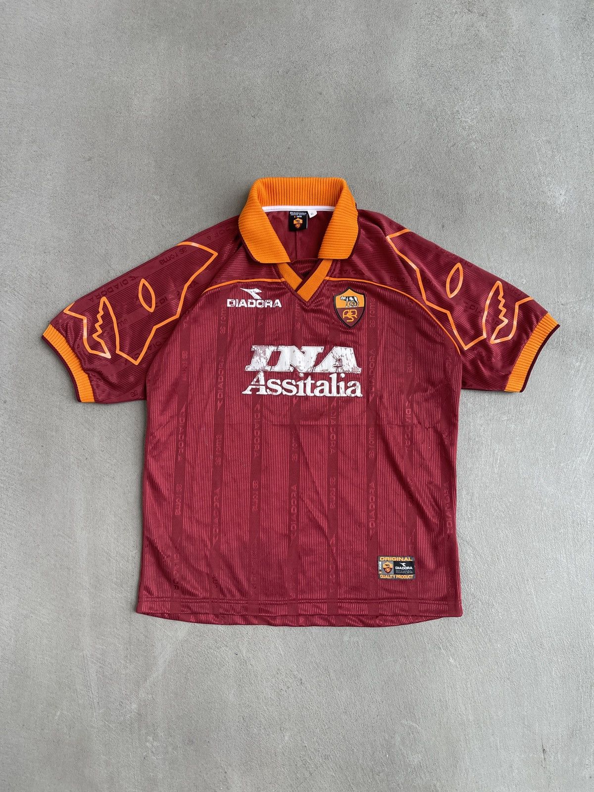 Soccer Jersey × Streetwear × Vintage Vintage 1999-2000 AS Roma 