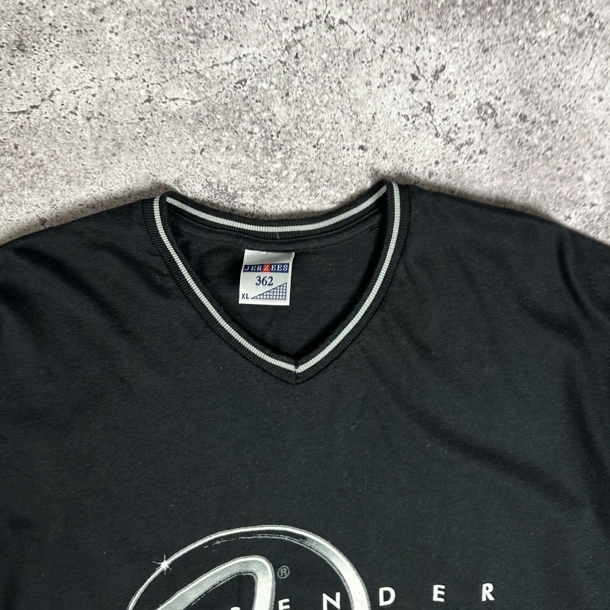Vintage Vintage 80s 90s Fender Club Store USA Logo Jerzees tee y2k Size US XL / EU 56 / 4 - 4 Thumbnail