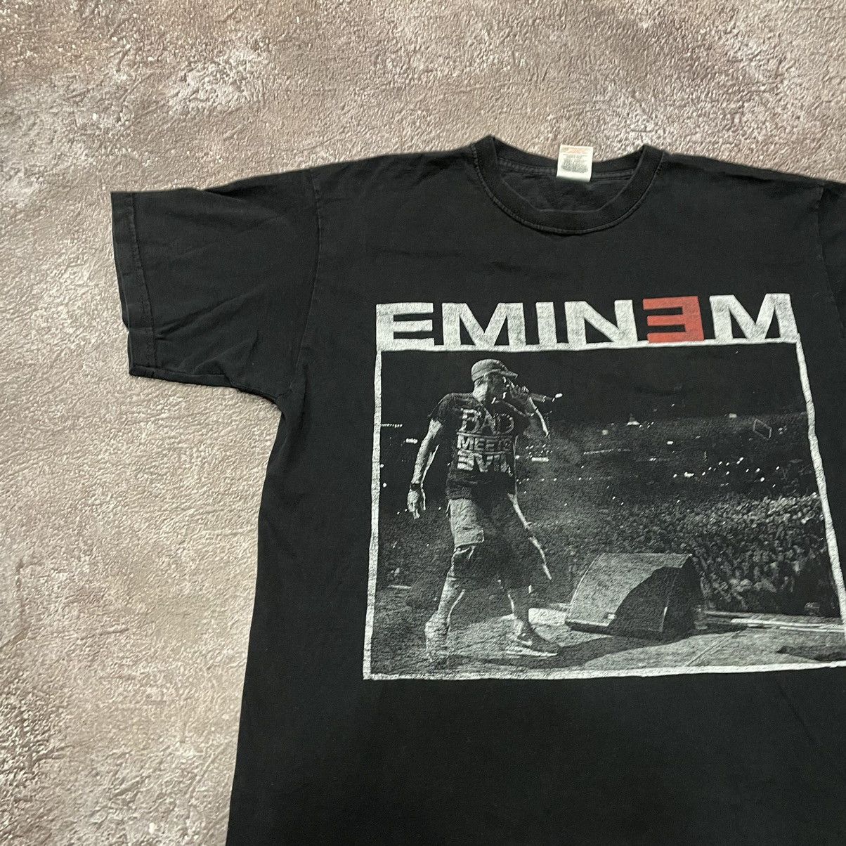 Vintage Vintage 90s Eminem Band Tee Sun Faded Graphic Grunge Baggy L Size US L / EU 52-54 / 3 - 5 Thumbnail