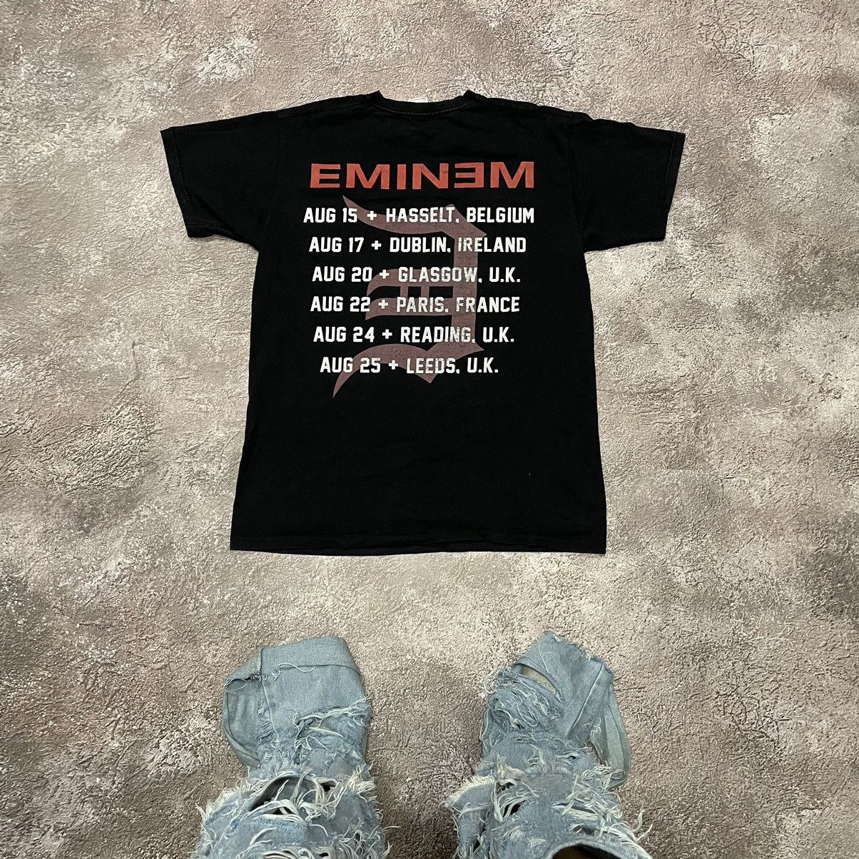 Vintage Vintage 90s Eminem Band Tee Sun Faded Graphic Grunge Baggy L Size US L / EU 52-54 / 3 - 7 Thumbnail