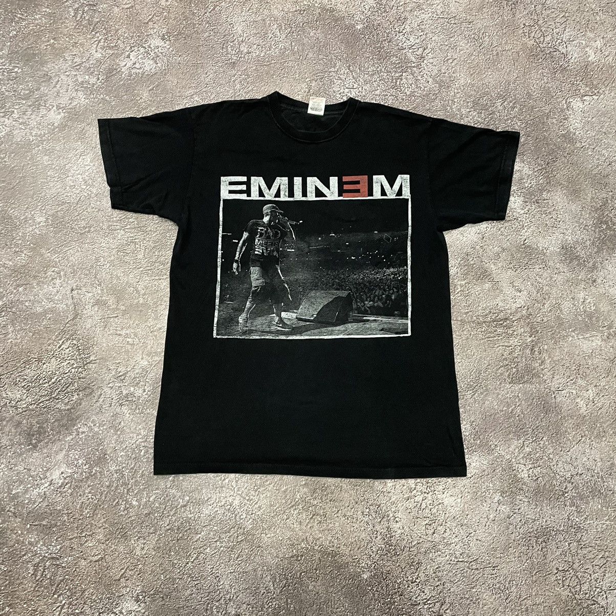 Vintage Vintage 90s Eminem Band Tee Sun Faded Graphic Grunge Baggy L Size US L / EU 52-54 / 3 - 3 Thumbnail