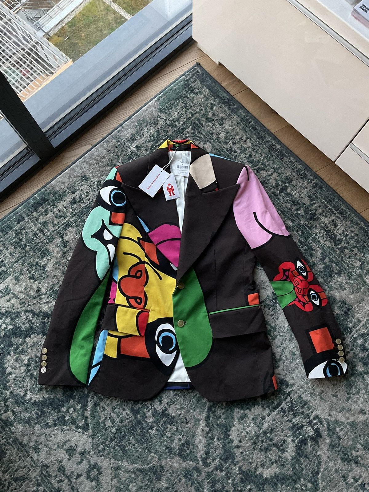 Walter Van Beirendonck Walter van Beirendonck cartoon blazer Size 46S - 1 Thumbnail