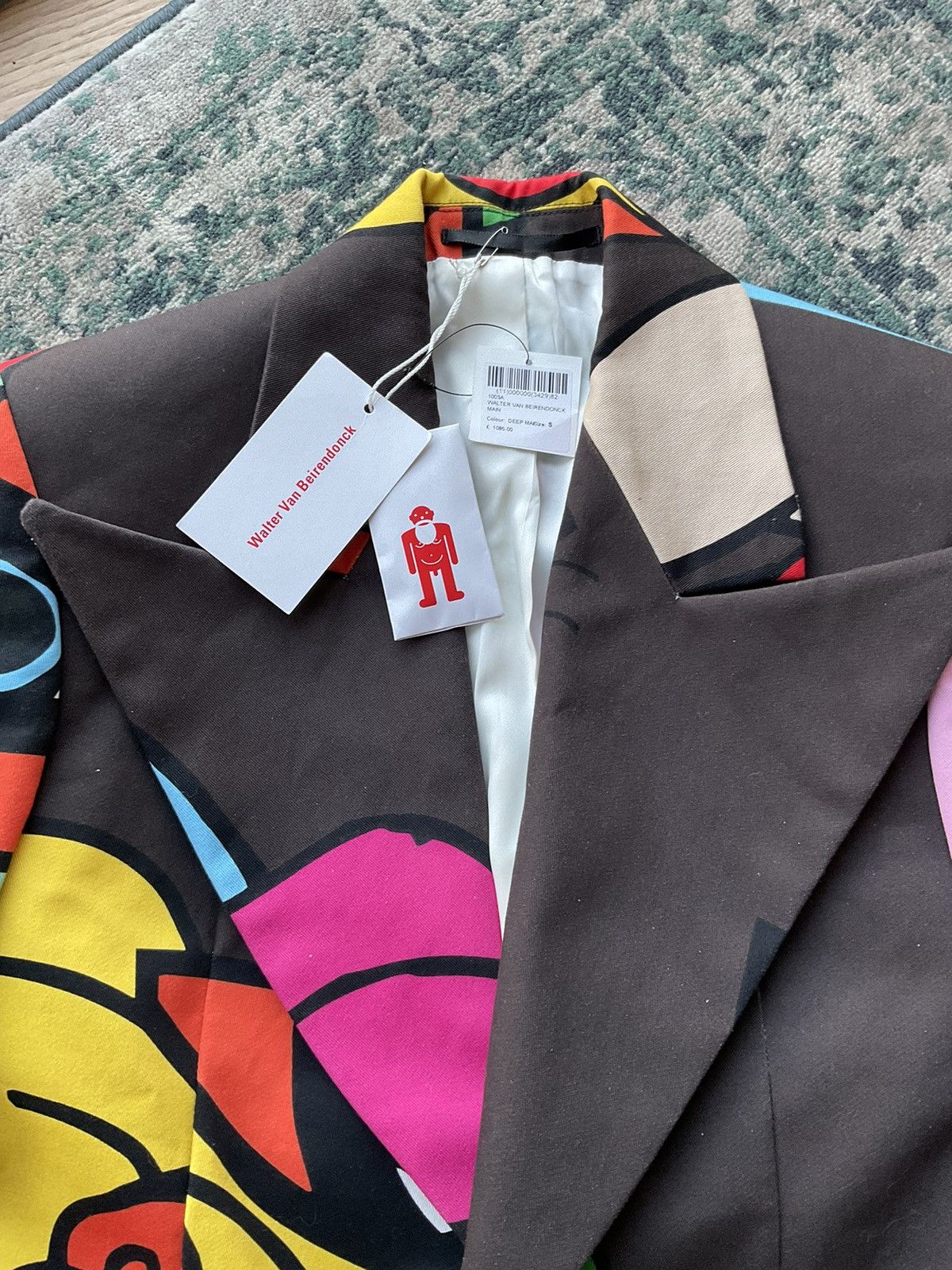 Walter Van Beirendonck Walter van Beirendonck cartoon blazer Size 46S - 4 Thumbnail