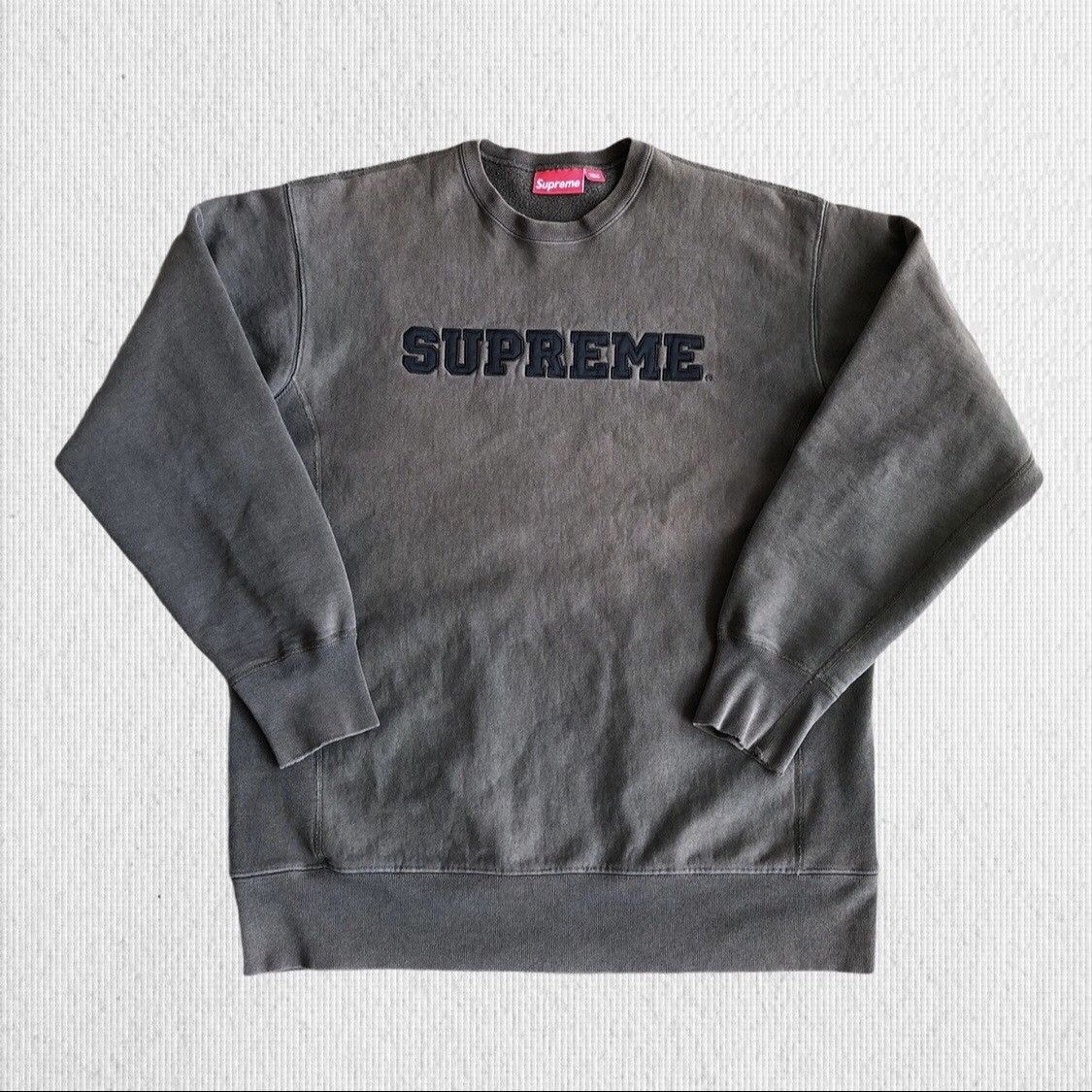 Supreme Supreme Big S Sunfaded Crewneck Sweatshirt | Grailed Supreme Supreme Big S Sunfaded Crewneck Sweatshirt | Grailed