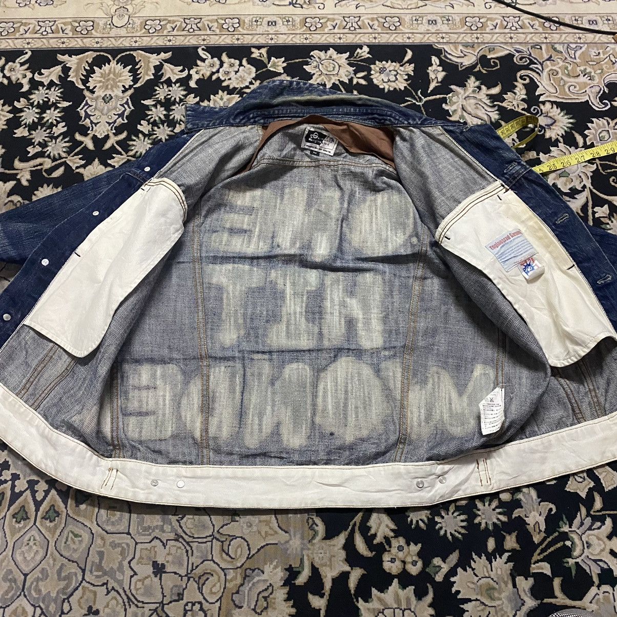 Engineered Garments Engineered Garments Denim Jacket Painter 'one hit wonder' Size US M / EU 48-50 / 2 - 16 Thumbnail