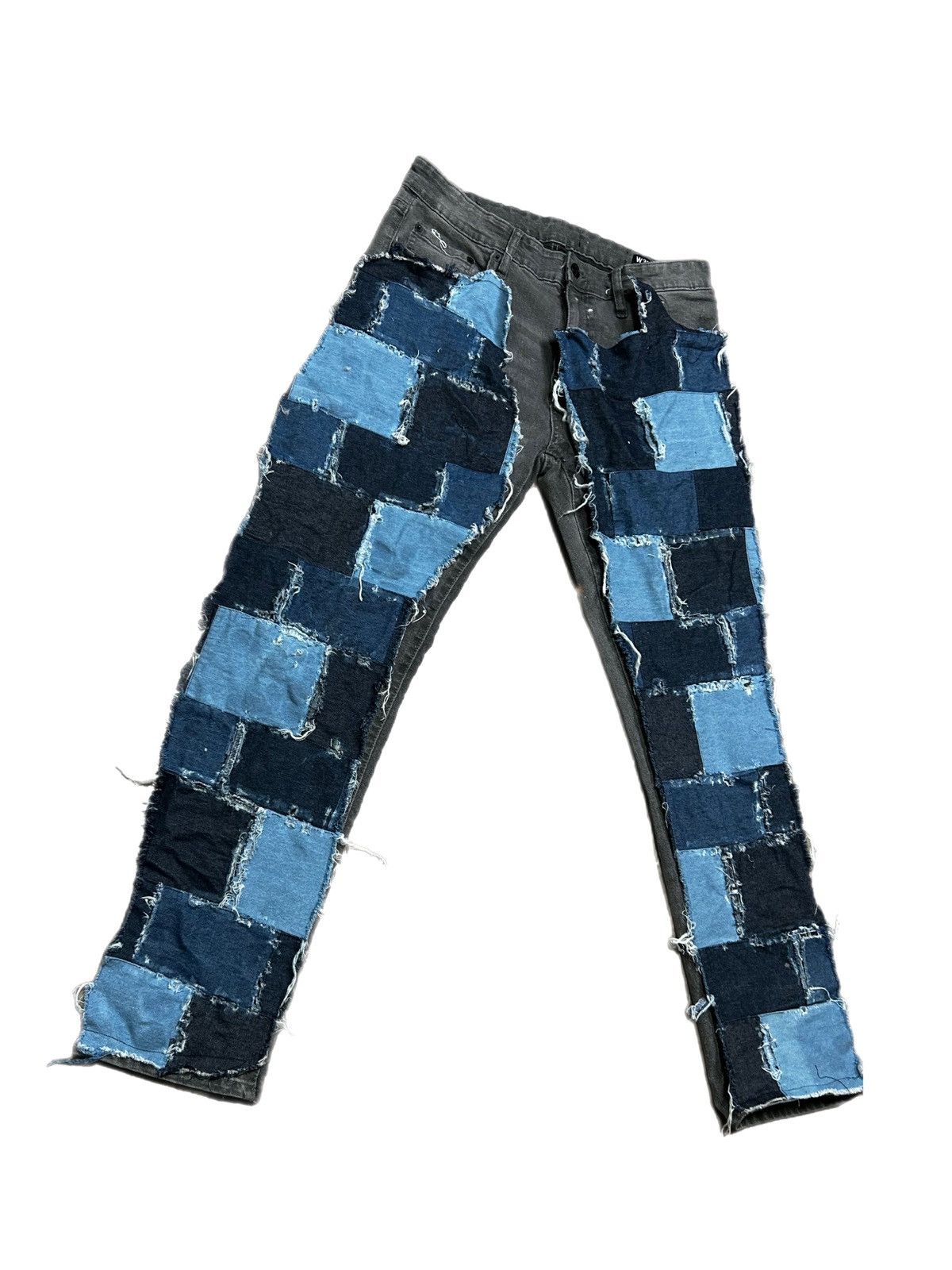 Custom 1of1 Patchwork jeans outlets