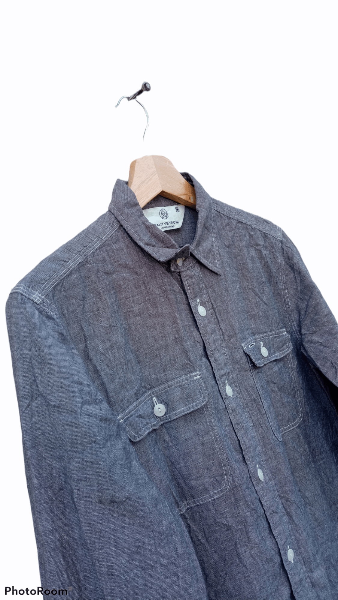 BEAUTY&YOUTH × Japanese Brand × United Arrows 🔥🔥Beauty & Youth x United Arrows Chambray Shirt Size US S / EU 44-46 / 1 - 6 Thumbnail