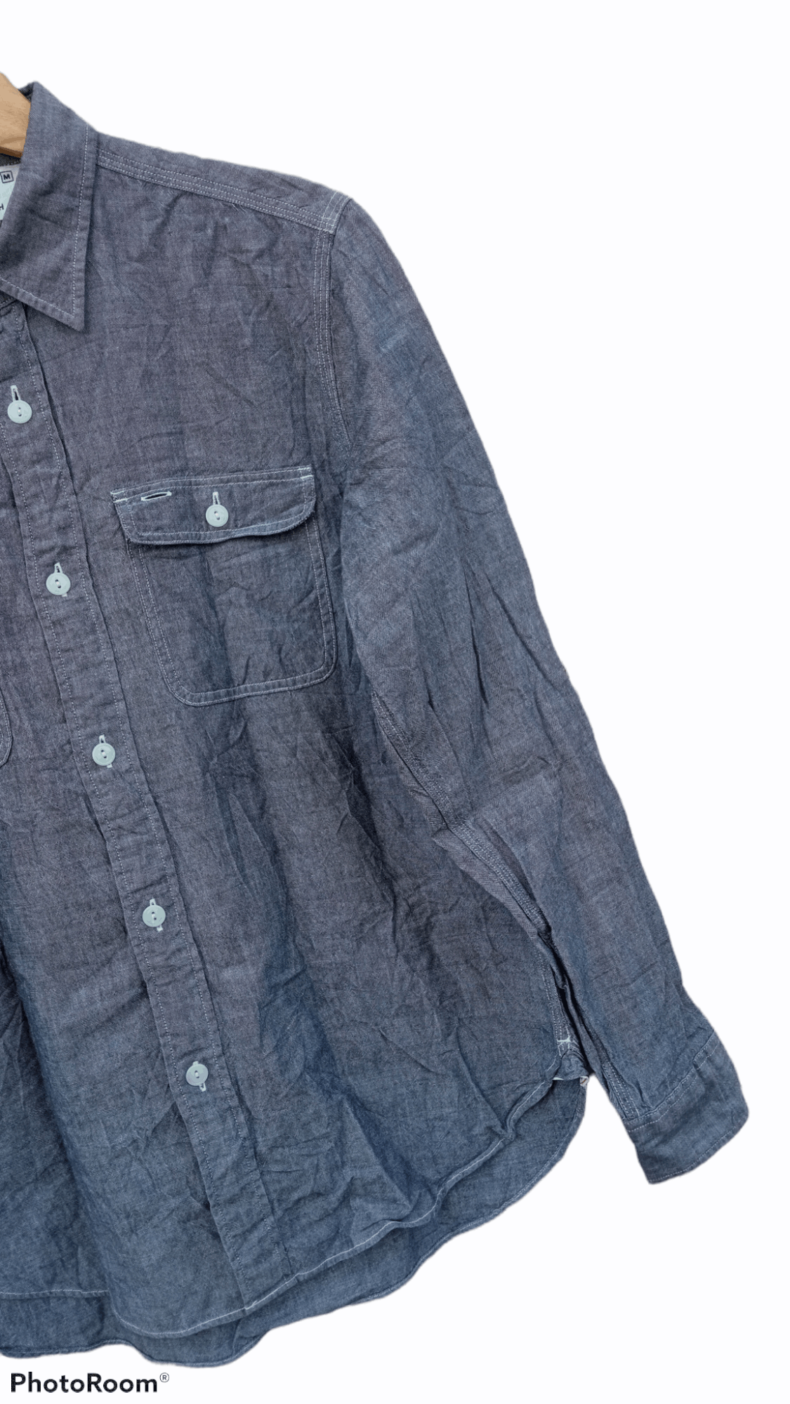 BEAUTY&YOUTH × Japanese Brand × United Arrows 🔥🔥Beauty & Youth x United Arrows Chambray Shirt Size US S / EU 44-46 / 1 - 11 Thumbnail