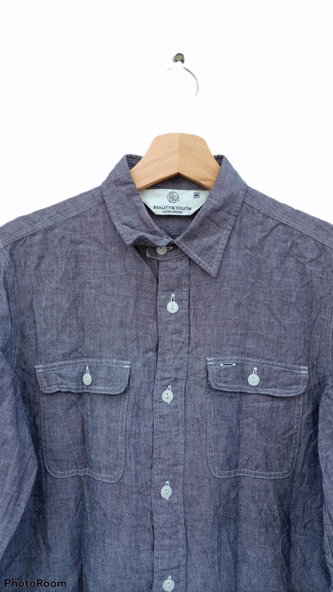 BEAUTY&YOUTH × Japanese Brand × United Arrows 🔥🔥Beauty & Youth x United Arrows Chambray Shirt Size US S / EU 44-46 / 1 - 15 Thumbnail