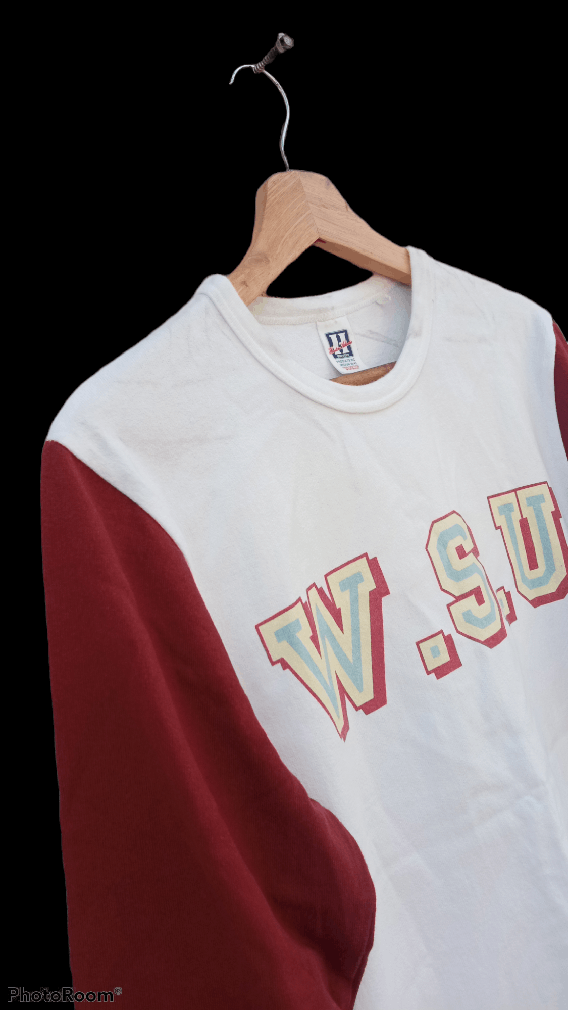 Japanese Brand × Vintage 🔥🔥Houston W.S.U 3Q Raglan T-Shirt Size US M / EU 48-50 / 2 - 6 Thumbnail