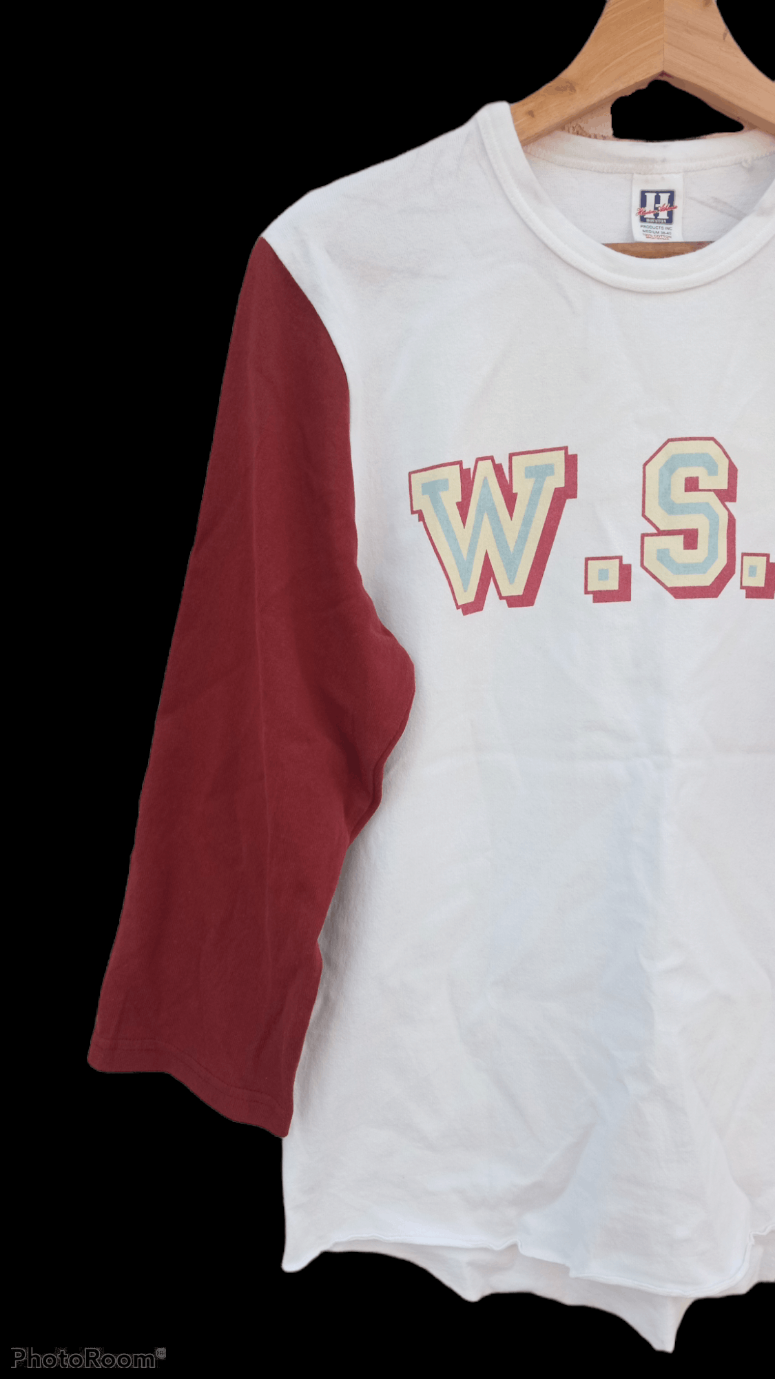 Japanese Brand × Vintage 🔥🔥Houston W.S.U 3Q Raglan T-Shirt Size US M / EU 48-50 / 2 - 4 Thumbnail