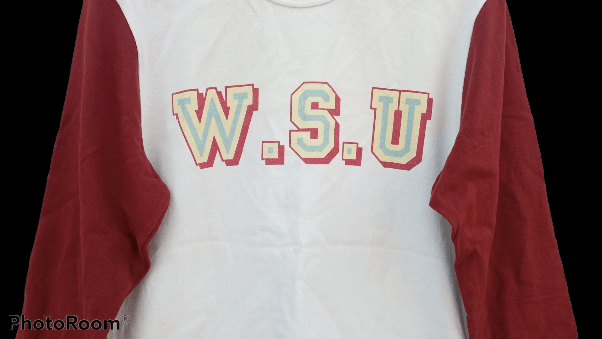 Japanese Brand × Vintage 🔥🔥Houston W.S.U 3Q Raglan T-Shirt Size US M / EU 48-50 / 2 - 9 Thumbnail
