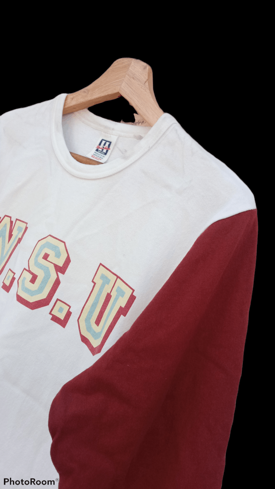 Japanese Brand × Vintage 🔥🔥Houston W.S.U 3Q Raglan T-Shirt Size US M / EU 48-50 / 2 - 7 Thumbnail