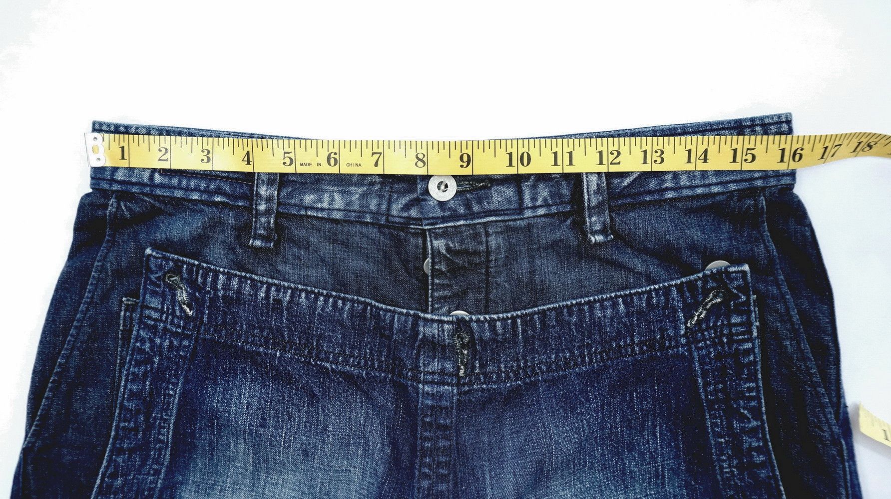 Japanese Brand Vintage Japan JOHN BULL Front Flap button Fly Jeans Size US 31 - 11 Thumbnail