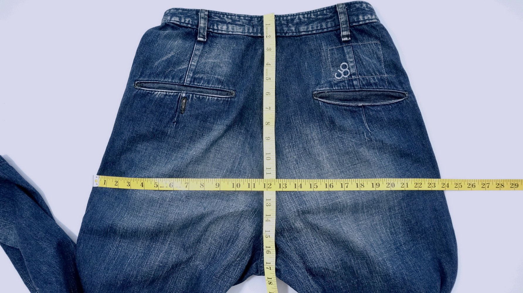 Japanese Brand Vintage Japan JOHN BULL Front Flap button Fly Jeans Size US 31 - 14 Thumbnail