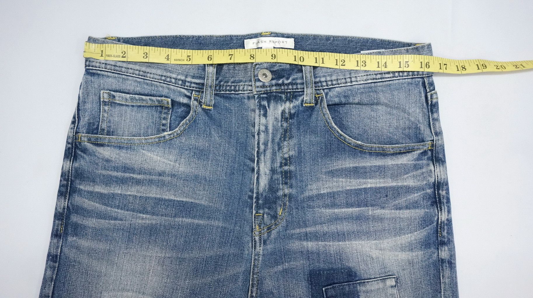Japan FLASH REPORT Distressed Rip Patchwork Jeans