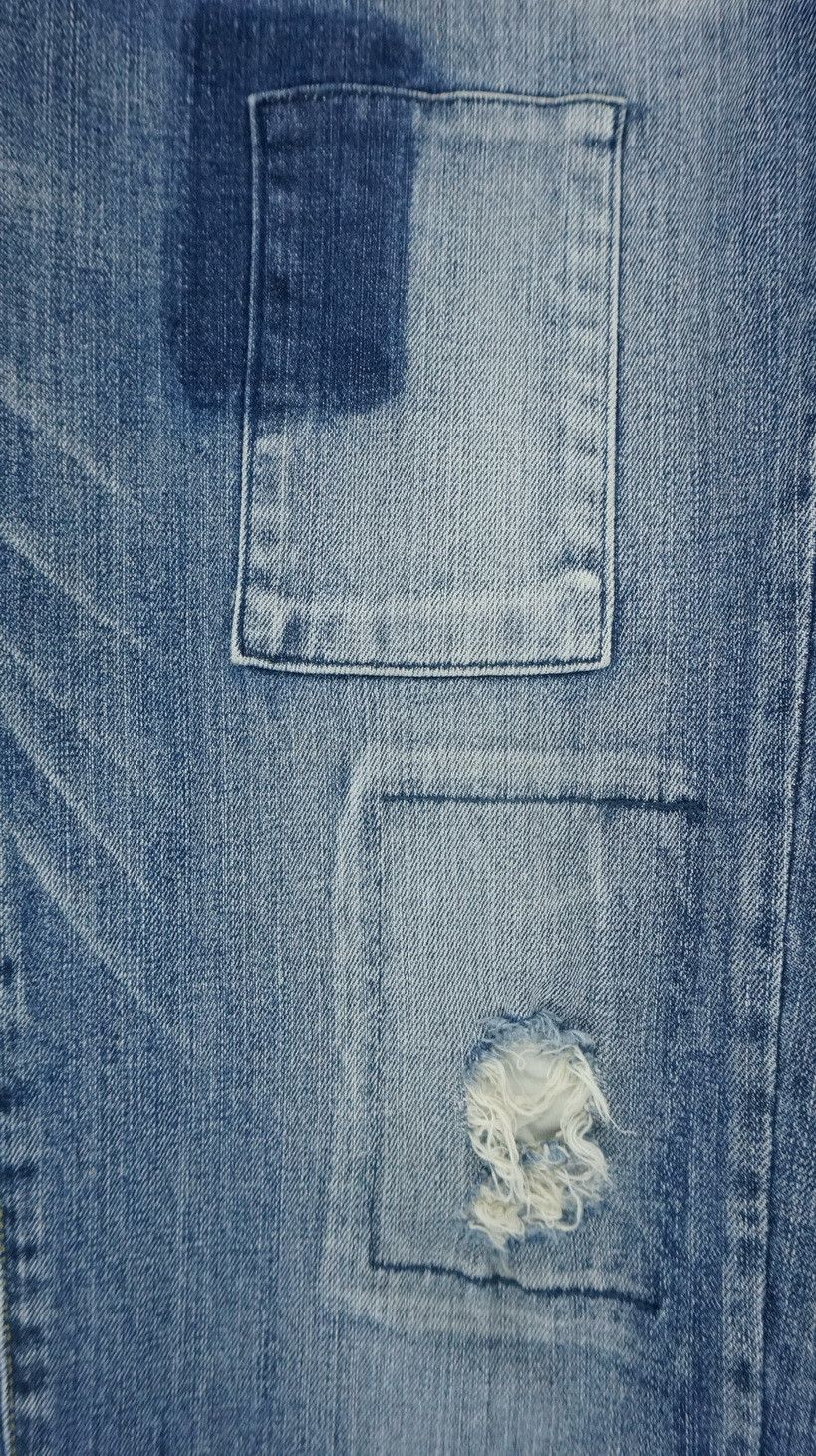 Japan FLASH REPORT Distressed Rip Patchwork Jeans