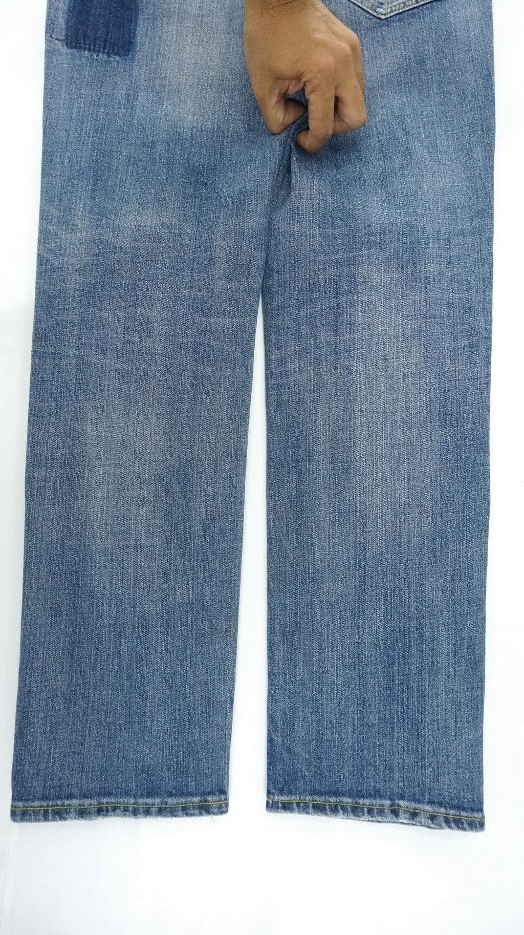 Japan FLASH REPORT Distressed Rip Patchwork Jeans