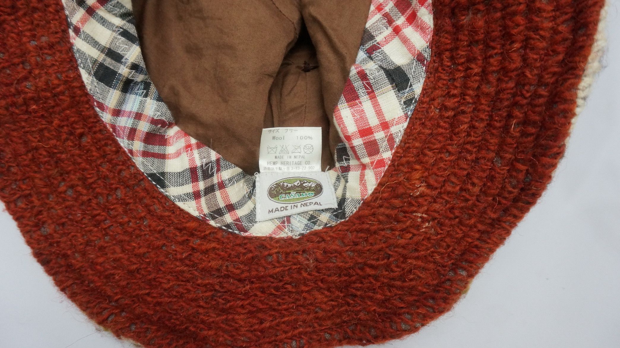 Other Hemp Heritage Nepal Wool Hat Size ONE SIZE - 8 Thumbnail