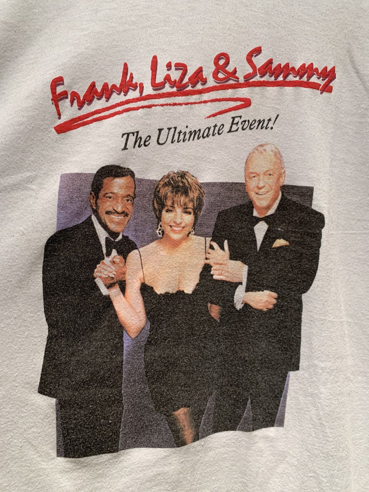 Band Tees RARE Vintage Frank Sinatra Liza Minelli Sammy Davis Jr Shirt Size US XL / EU 56 / 4 - 2 Thumbnail