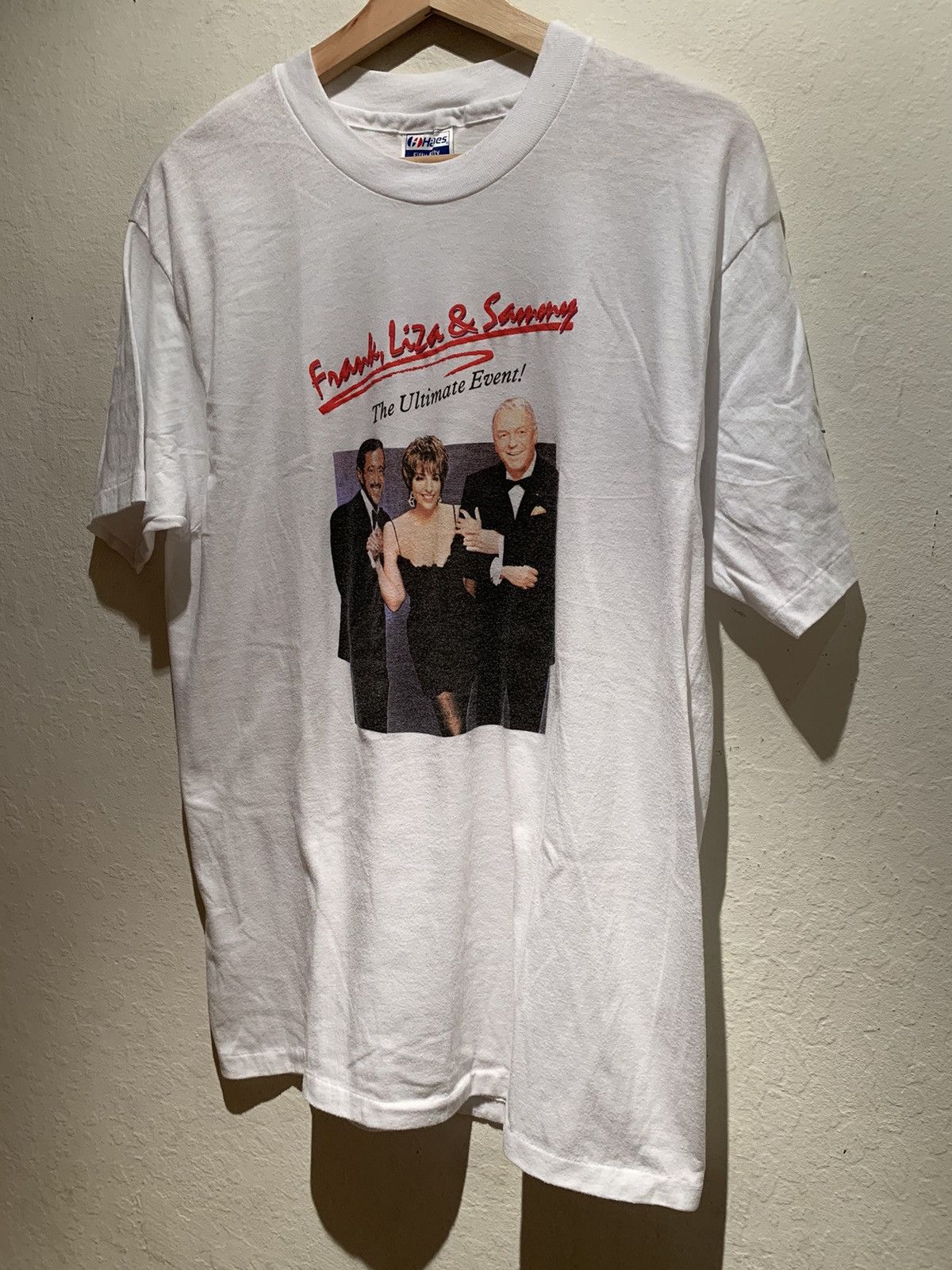 Band Tees RARE Vintage Frank Sinatra Liza Minelli Sammy Davis Jr Shirt Size US XL / EU 56 / 4 - 1 Thumbnail