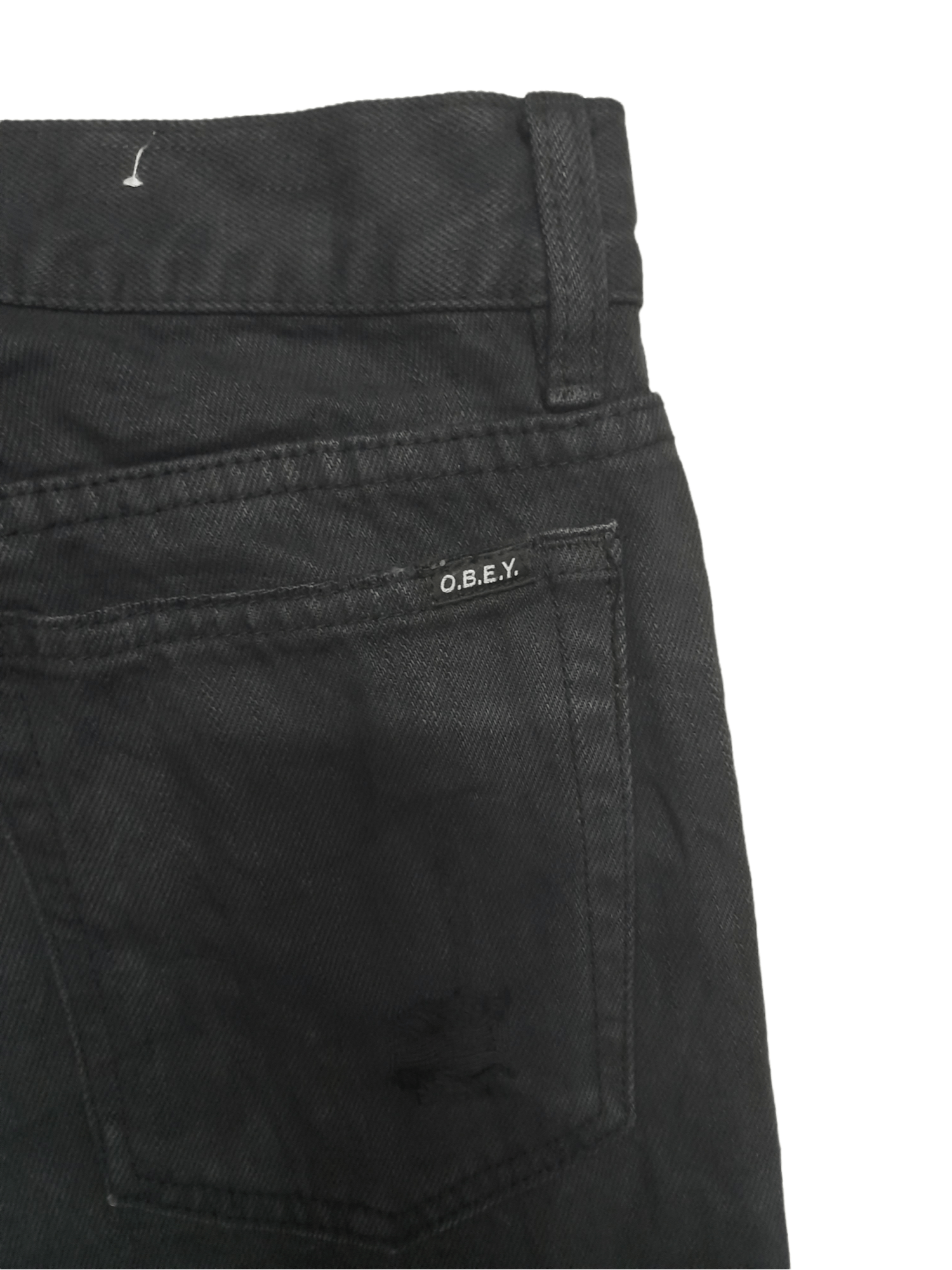 Obey Obey Distressed Denim (E43) Size US 29 - 7 Thumbnail