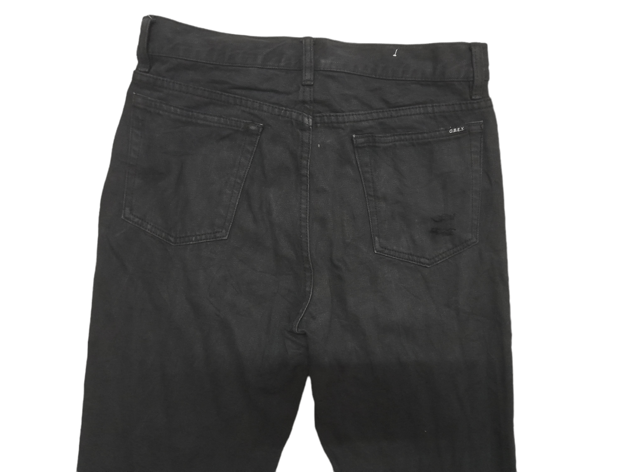 Obey Obey Distressed Denim (E43) Size US 29 - 6 Thumbnail