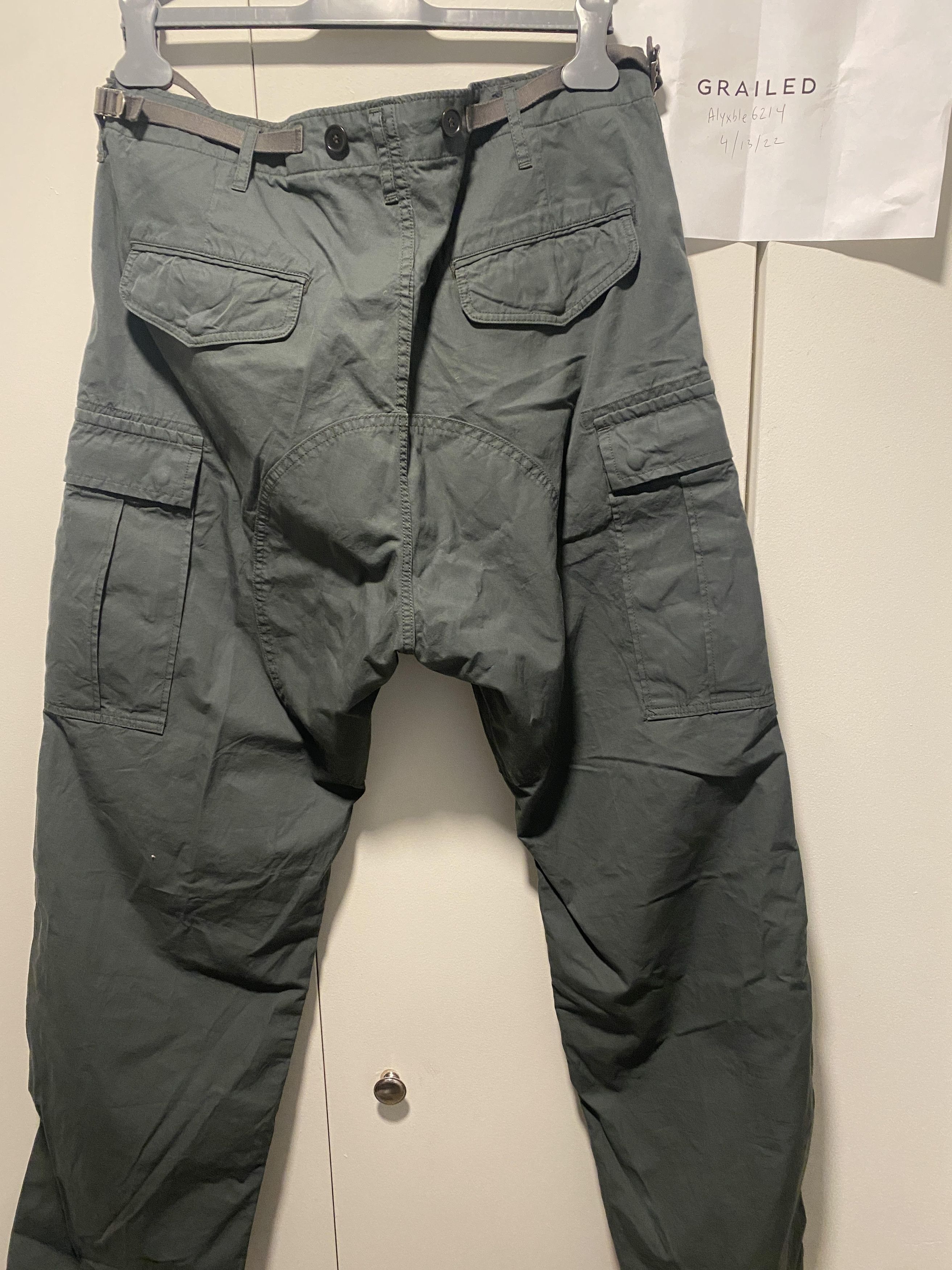 Visvim Visvim Green Jumbo Eiger Sanction Cargo Pants In Olive Size US 36 / EU 52 - 11 Thumbnail