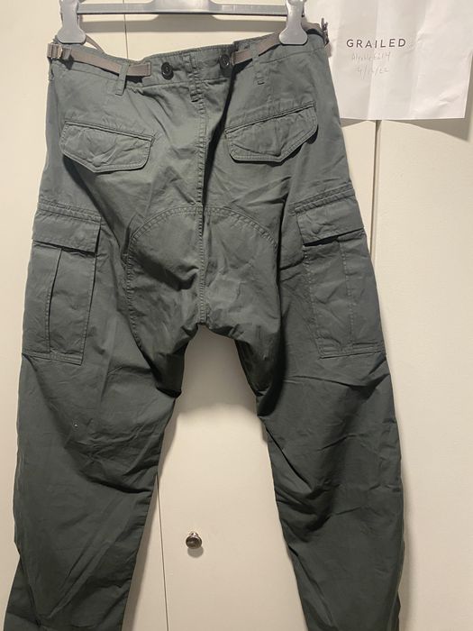 Visvim Visvim Green Jumbo Eiger Sanction Cargo Pants In Olive