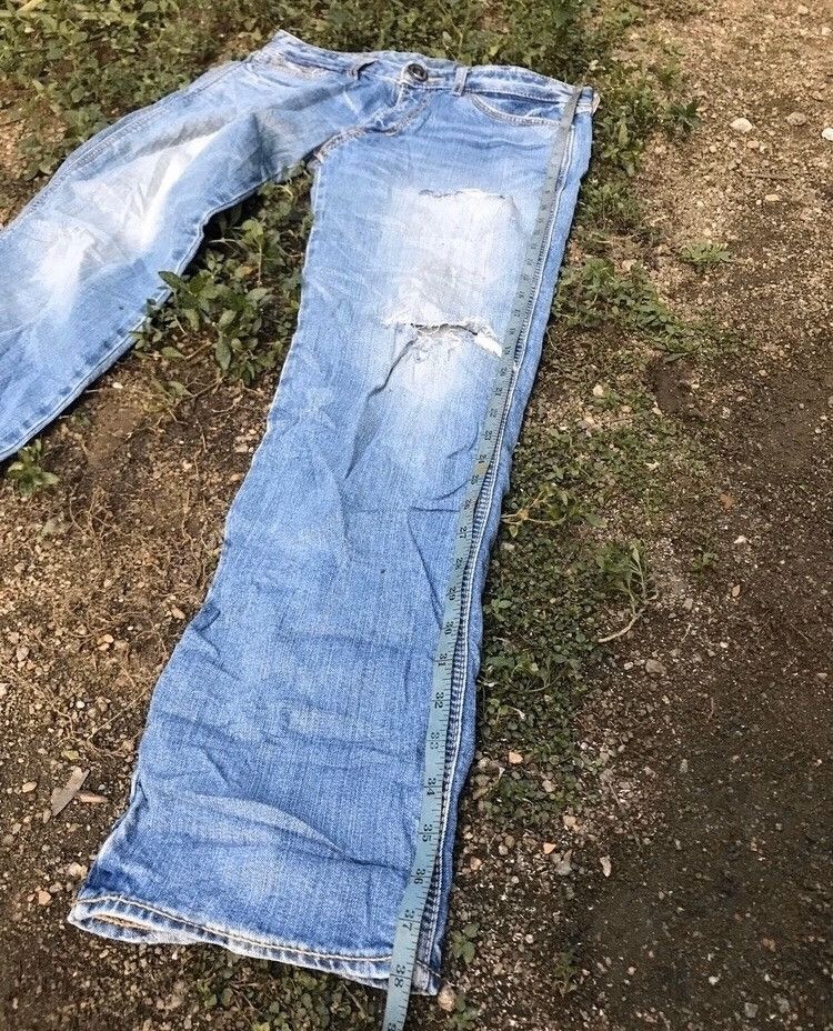 Japanese Brand CO&lu distressed denim jeans 32 Size US 32 / EU 48 - 13 Thumbnail