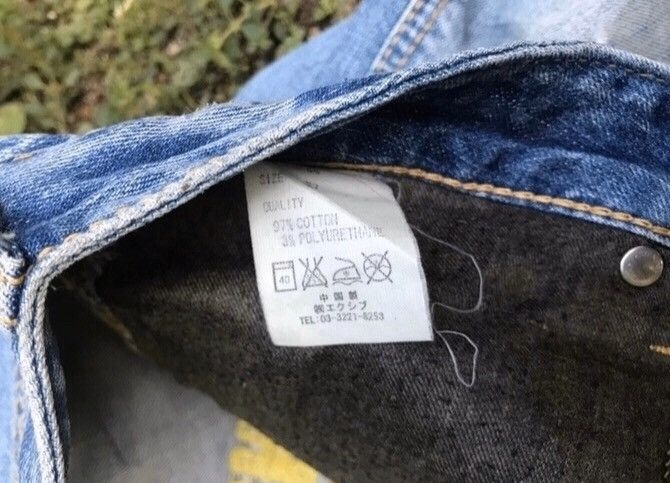 Japanese Brand CO&lu distressed denim jeans 32 Size US 32 / EU 48 - 9 Thumbnail