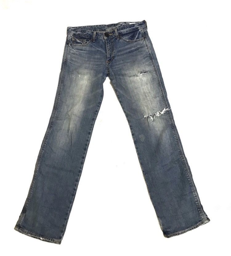 Japanese Brand CO&lu distressed denim jeans 32 Size US 32 / EU 48 - 3 Thumbnail
