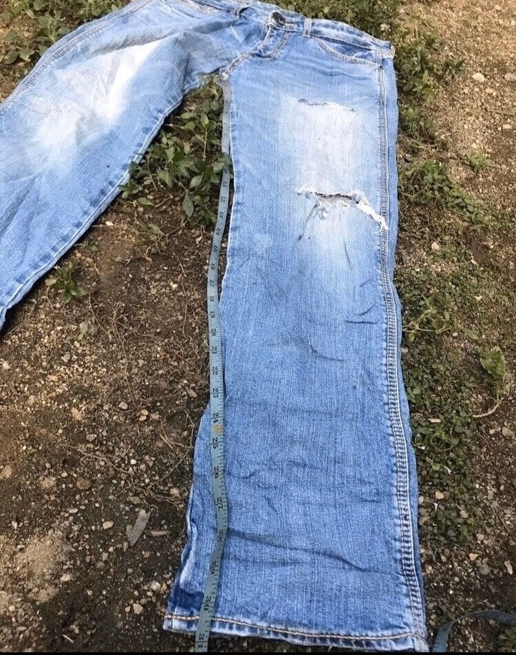 Japanese Brand CO&lu distressed denim jeans 32 Size US 32 / EU 48 - 17 Thumbnail