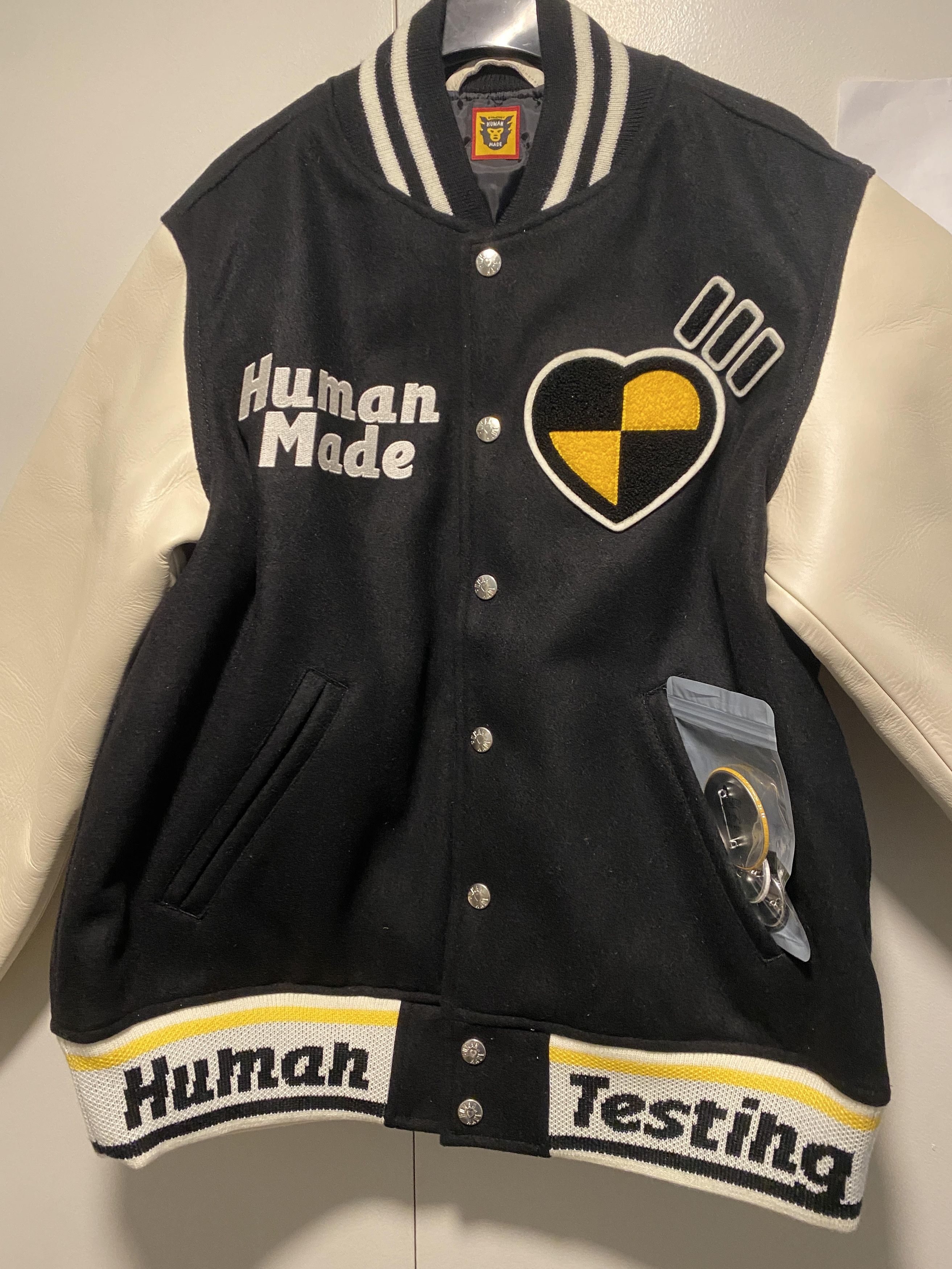 A$AP Rocky × Human Made Varsity Testing Jacket leather Size US S / EU 44-46 / 1 - 12 Thumbnail