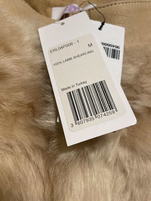 ERL Faux Fur Ski Pants Beige