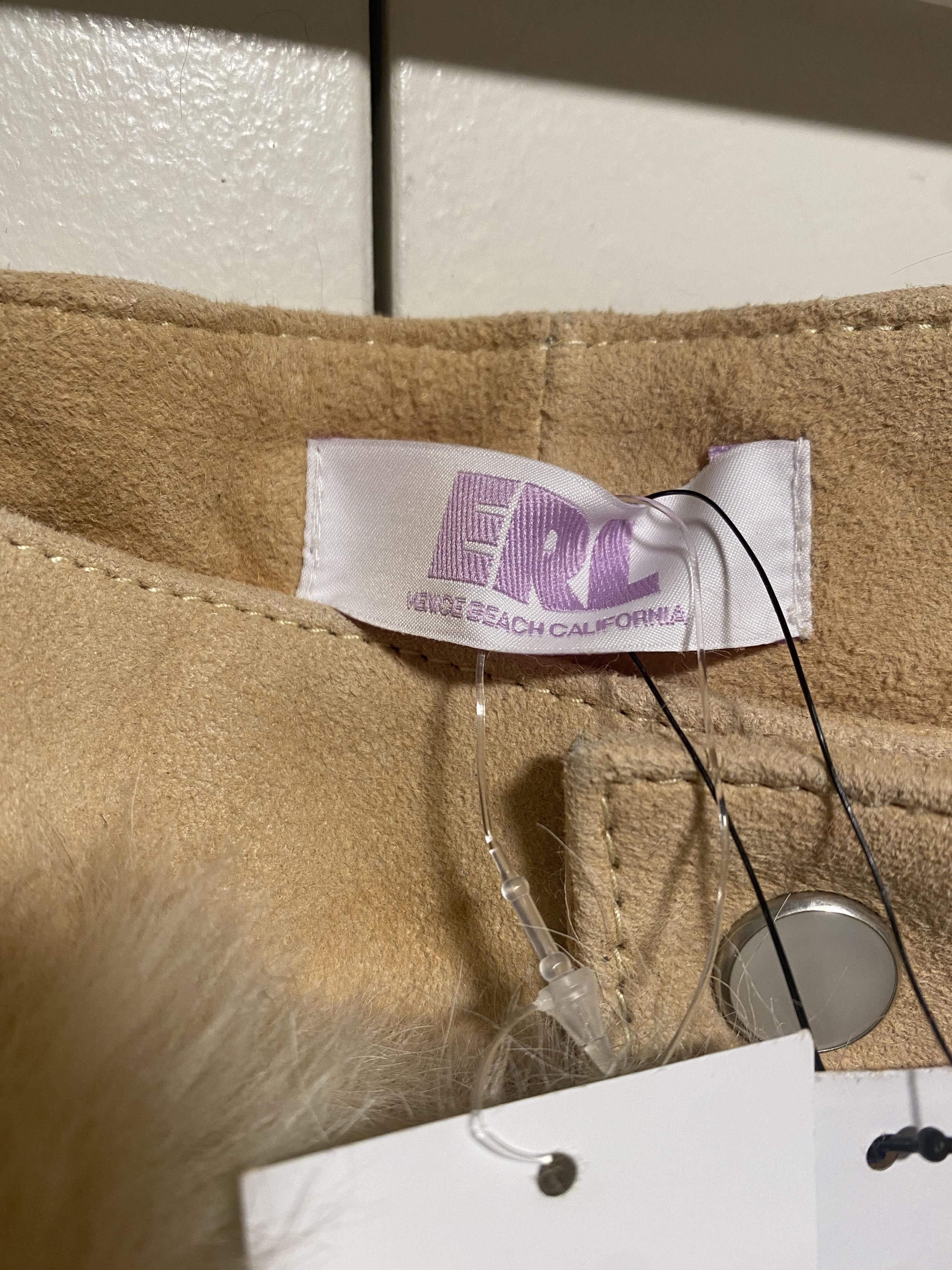 ERL ERL Beige Shearling Trousers sheepskin lamb Size US 32 / EU 48 - 3 Thumbnail