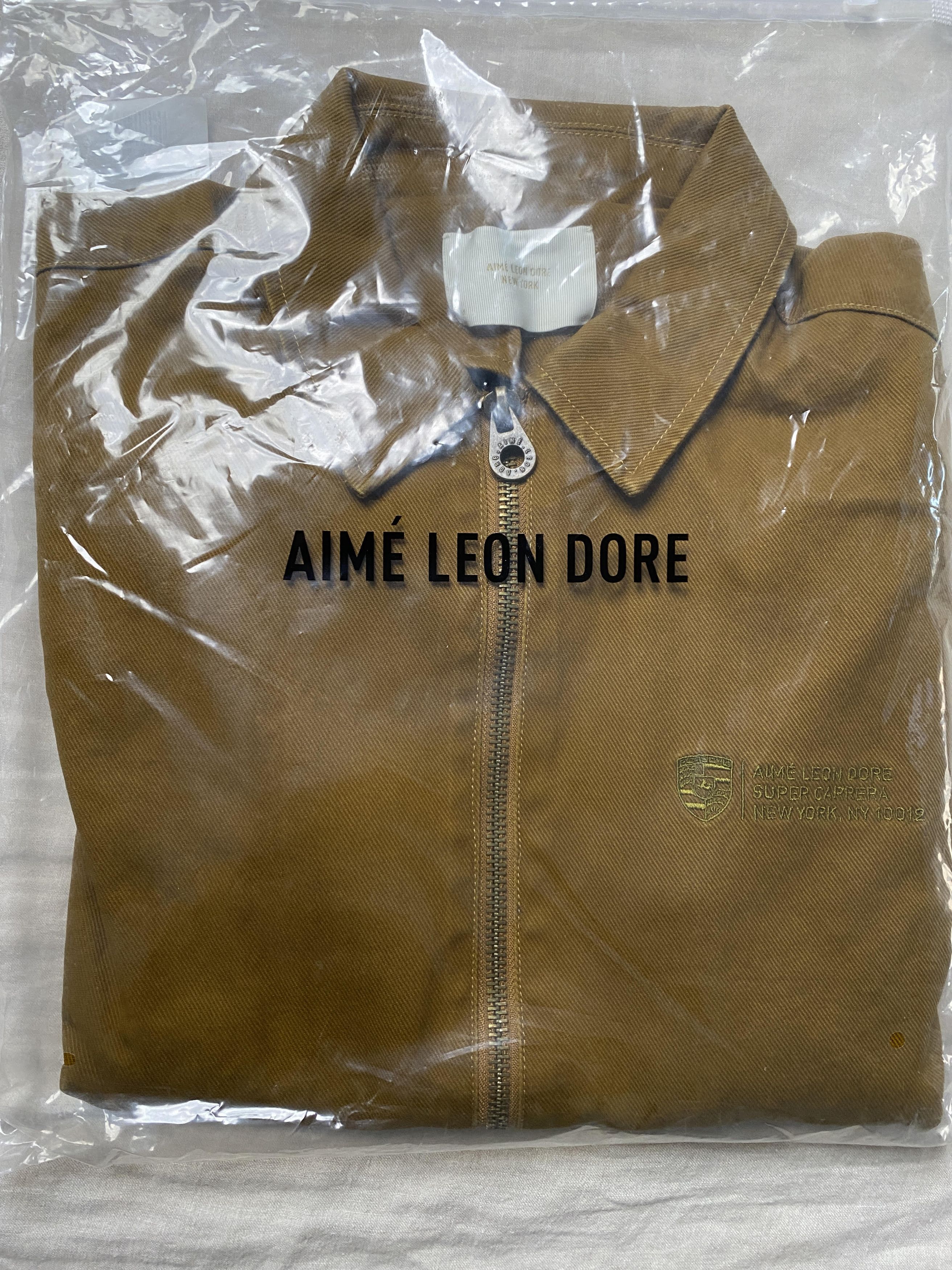 Aime Leon Dore × Porsche Design 911SC Mechanic Jacket size Medium Brown Size US M / EU 48-50 / 2 - 2 Thumbnail