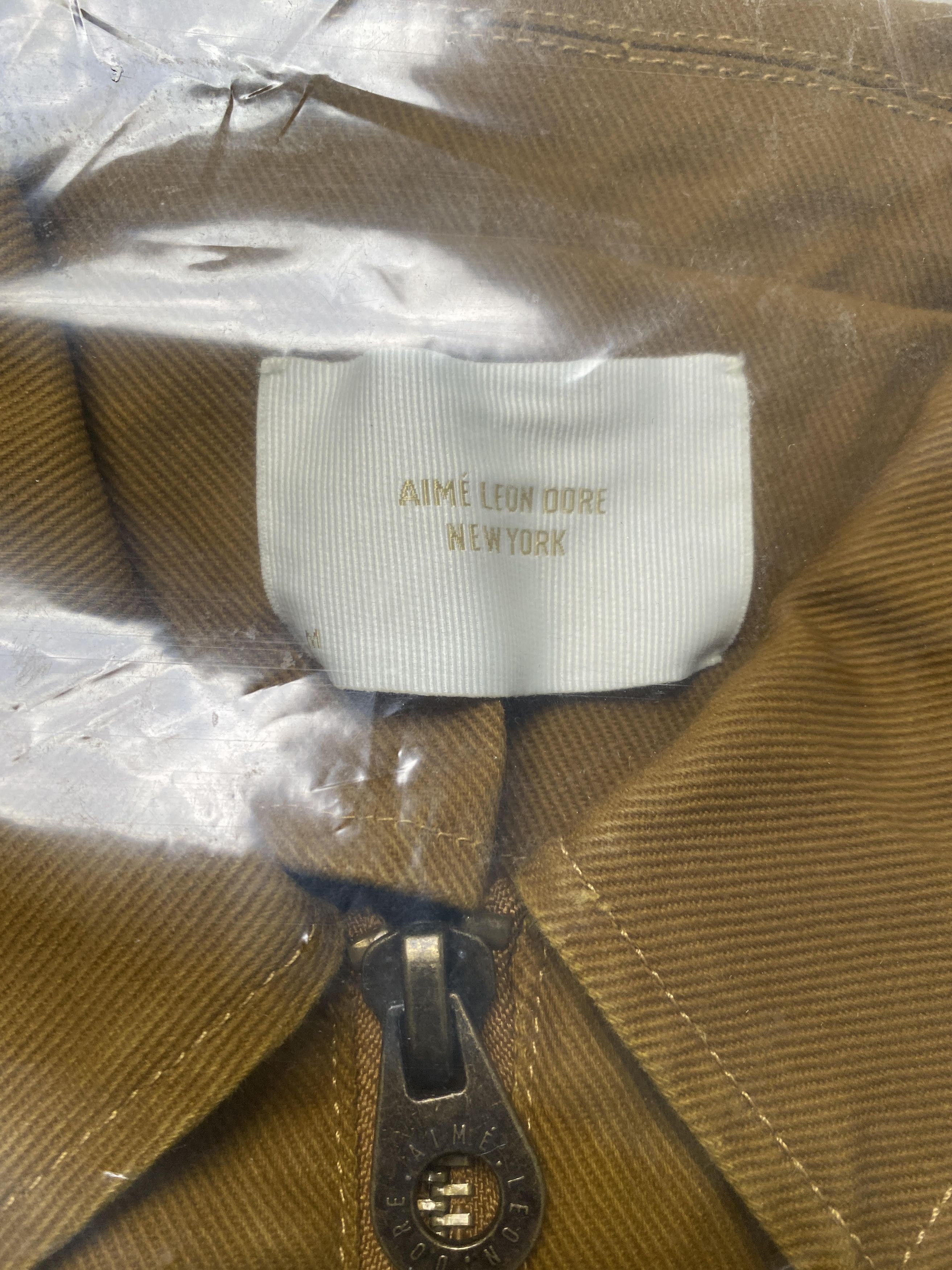Aime Leon Dore × Porsche Design 911SC Mechanic Jacket size Medium Brown Size US M / EU 48-50 / 2 - 4 Thumbnail