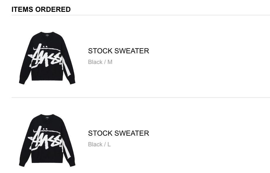 Stussy stussy stock sweater Size US M / EU 48-50 / 2 - 6 Thumbnail