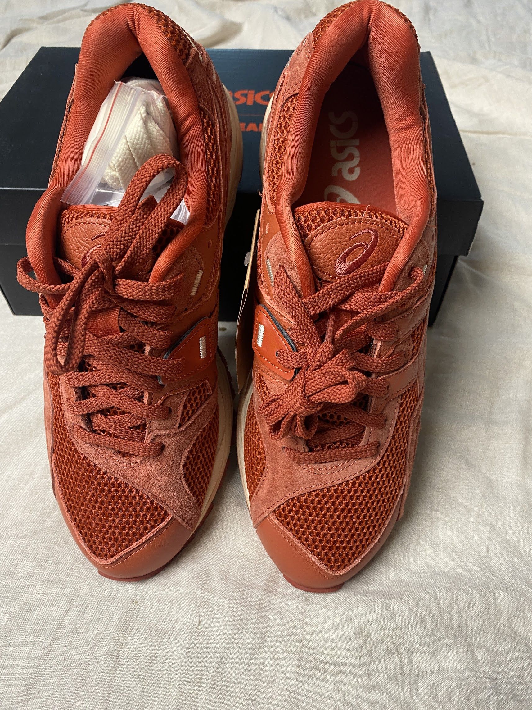 Asics × DENIM TEARS Red Clay Asics Cream Denim Tears x Basics Gel-mc plus Size US 9 / EU 42 - 5 Thumbnail