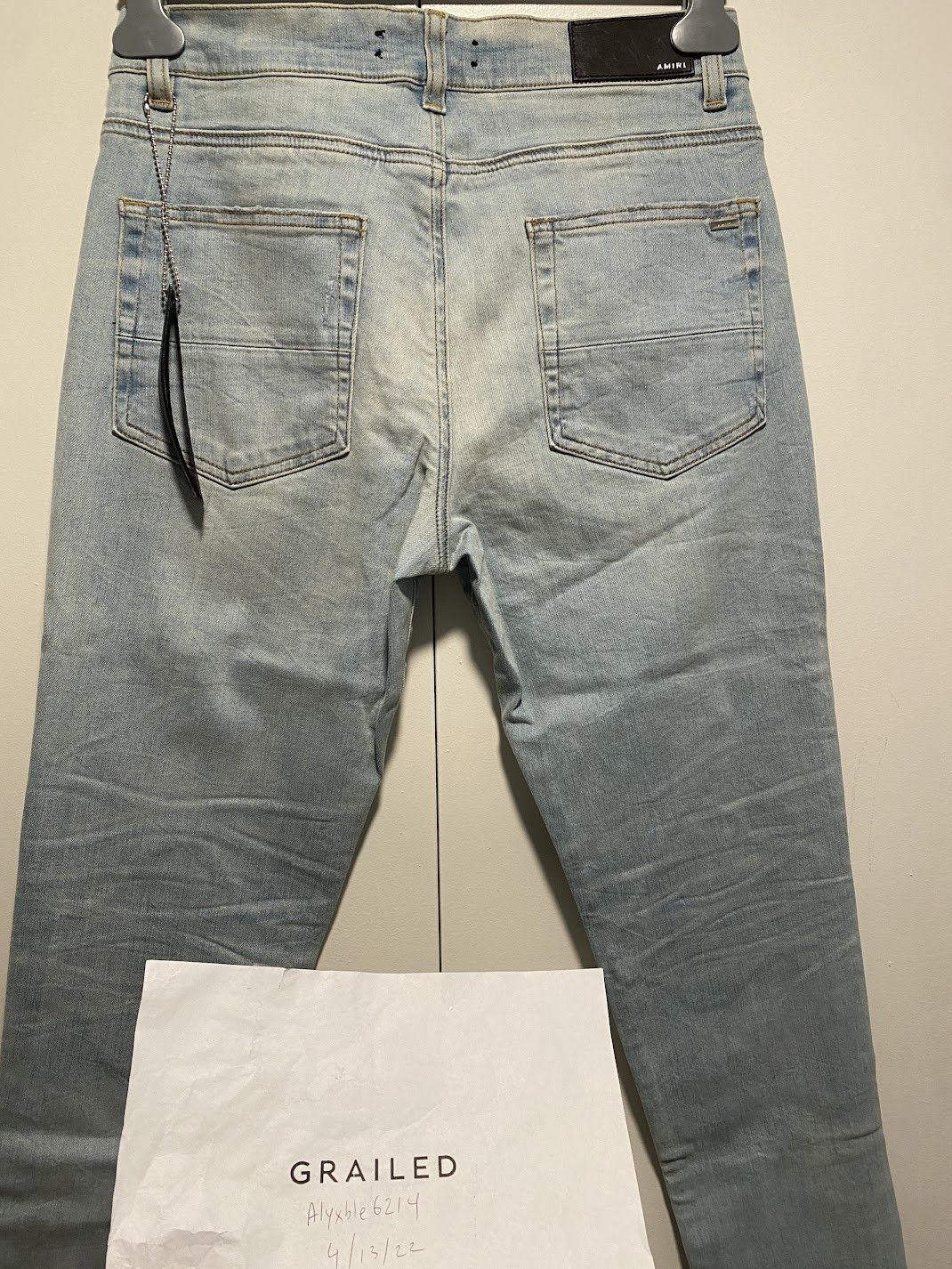 Amiri Amiri MX1 Animal-Print Distressed Skinny Jeans patch Size US 32 / EU 48 - 6 Thumbnail